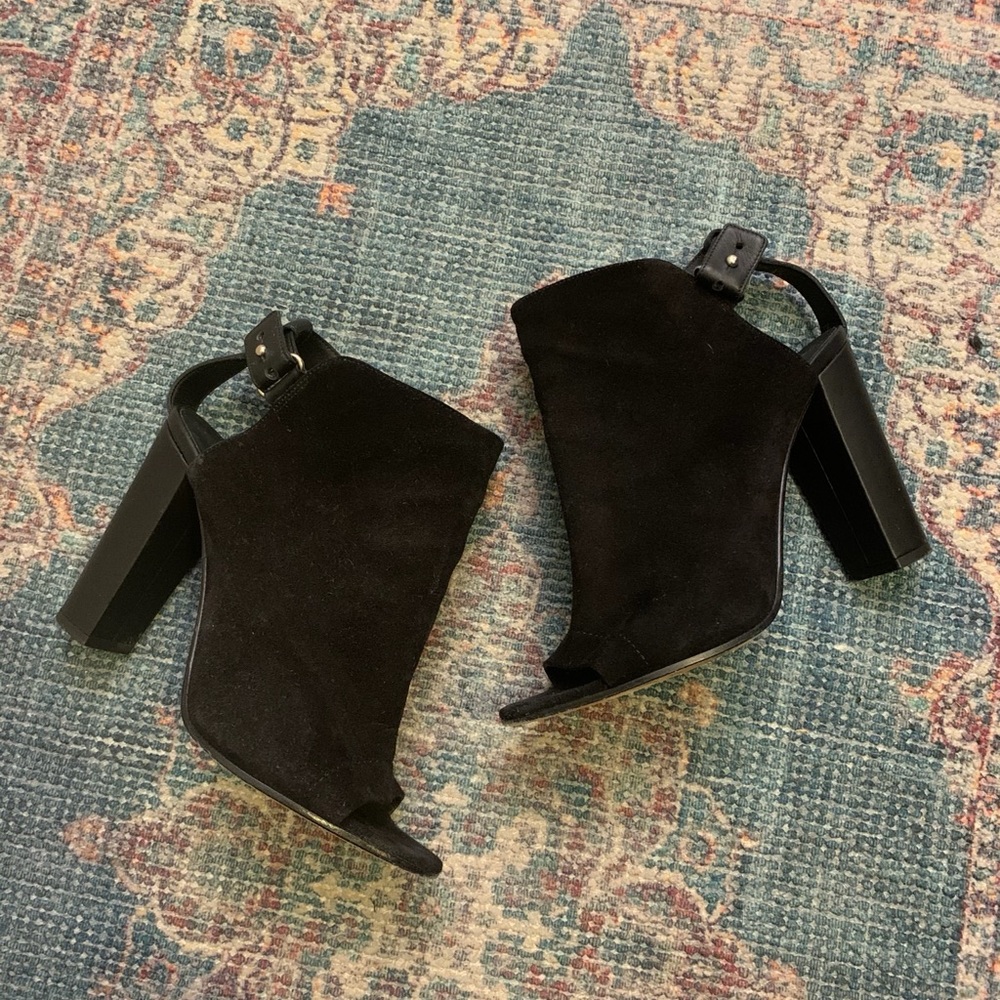 VINCE Addison Peep Toe Booties